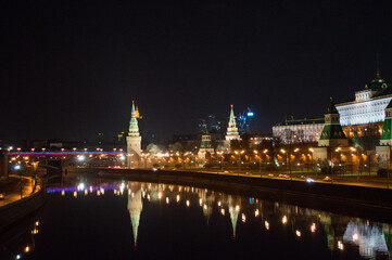 Obraz premium city at night