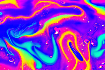 a close up of a liquid substance on a purple background