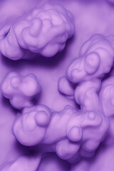 a close up of a liquid substance on a purple background