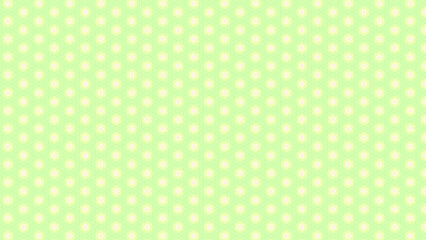 平成レトロな六芒星のパターン　黄緑色　16：9