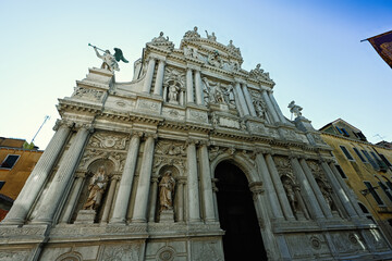 Church Santa Maria Zobenigo , Chiesa di Santa Maria del Giglio, Venice, Italy.