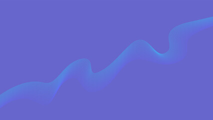 Purple Background Turquoise blue wave lines. Vivid Blue waves.  Abstract digital wave Flow. Line Vector illustration for tech futuristic innovation concept modern Background Graphic design EPS 10 Sea