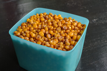 home food, corn cooked by frying