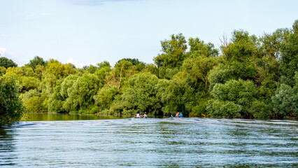 The Lakes and Canals of the Danube Delta in Romania