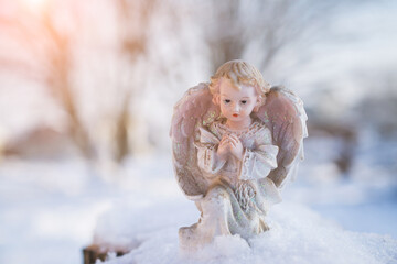 Little Christmas angel toy