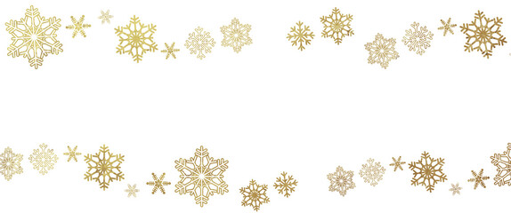 Gold snowflake element, falling snow, winter theme design, christmas, holiday, free copy space, minimal background, isolated, luxury particle, icon, cold pattern, xmas idea