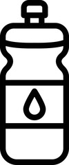 Water bottle Vector Icon Design Illustration