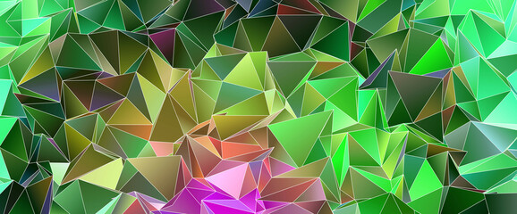 3d Triangles, abstract  background. Design wallpaper.