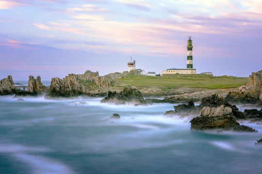 point du creac'h sur l'&icirc;le de Ouessant en Bretagne