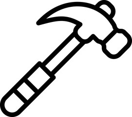 Hammer Vector Icon Design Illustration