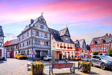 Historische Altstadt, Bad Camberg, Deutschland 