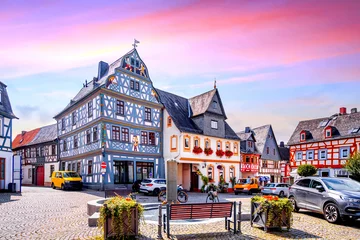 Foto op Canvas Historische Altstadt, Bad Camberg, Deutschland  © Sina Ettmer