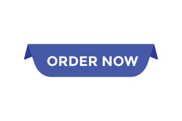 Order now button. web banner template Vector Illustration