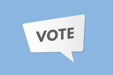 vote text Button. vote Sign Icon Label Sticker Web Buttons
