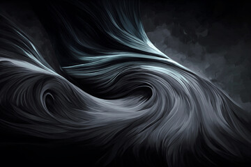 Obraz premium Silver, Gray background texture, different shades of grey, white and dark black , luxury and flowing abstract design 