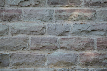 Brown brick pattern design marble granite wall art interior exterior background wallpaper rough textured