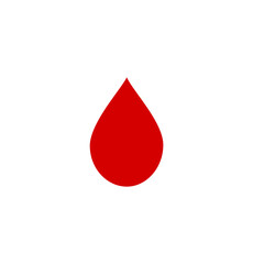 Fototapeta premium Blood icon vector logo design template