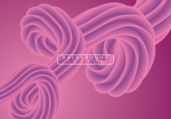 Abstract, elegant pink waves and neon lines wallpaper in purple and pink gradient background
