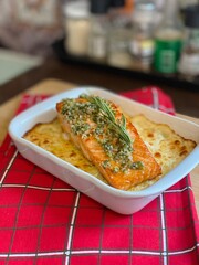 Salmão Assado