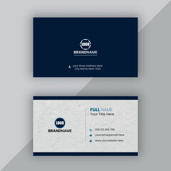 Modern business card design corporate template.