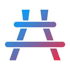 Picnic Table Icon Style
