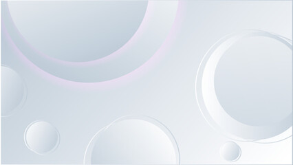 Minimal geometric white light background abstract design. Elegant white background with shiny lines. Vector illustration abstract graphic design banner pattern background template.