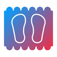 Door Mat Icon Style