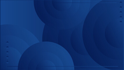 Modern blue abstract background with dark black texture shapes on blue background