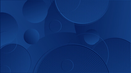 Abstract blue color background. Dynamic shapes composition