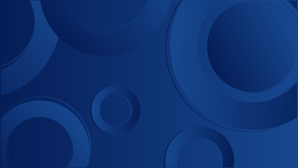 Abstract design with dark blue geometric background. Blue background. Vector abstract graphic design banner pattern background template.
