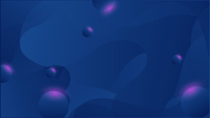 Modern blue abstract background with dark black texture shapes on blue background