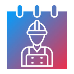 Labour Day Icon Style