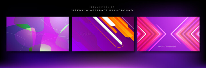 Modern abstract background with colorful gradient composition and 3d dynamic concept. Vector illustration. Minimal color gradient texture banner template.