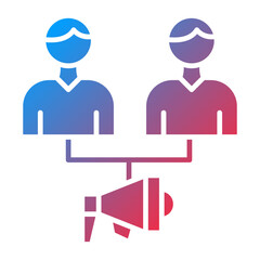 Public Relations Icon Style