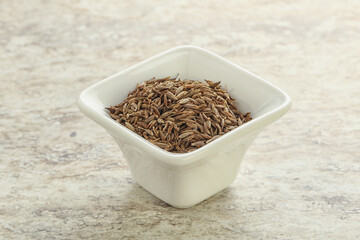 Zira seeds in the bowl