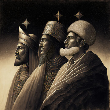 Wise People Three, Gen Art, AI, Artificial Intelligence