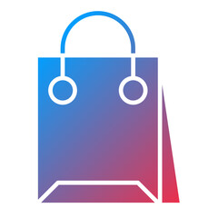 Paper Bag Icon Style