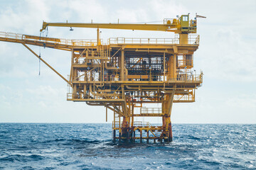 Offshore gulf sea industry rig drill oil and gas production petroleum