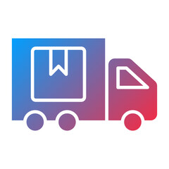 Delivery Truck Icon Style