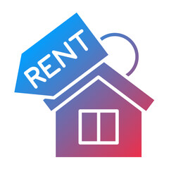 House Rent Icon Style