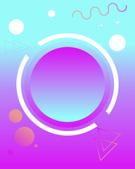 Colorful Background Template Design