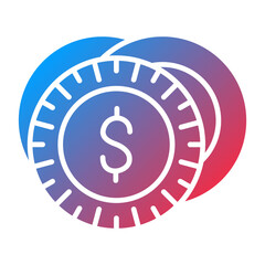Coins Icon Style