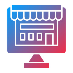 Online Shop Icon Style