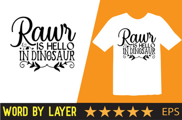 Dinosaur svg t shirt design