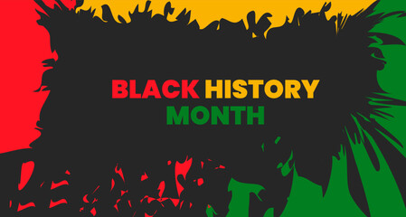 black history month background. African American History or Black History Month. Celebrated annually in February in the USA and Canada. black history month 2023