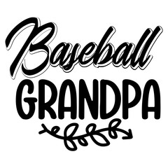 Baseball Grandpa svg