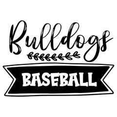 Bulldogs Baseball svg