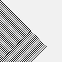 Black and white geometric graphic modern design