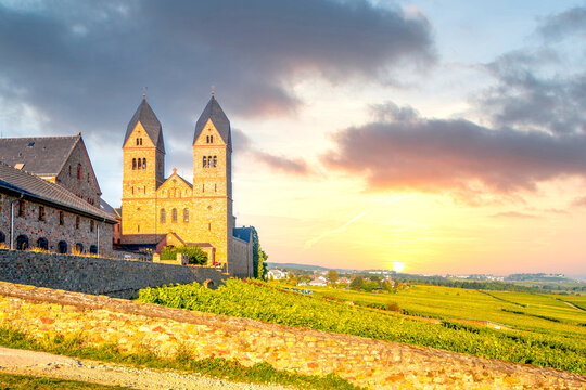 Abtei Sankt Hildegard, R&uuml;desheim am Rhein, Hessen, Deutschland 