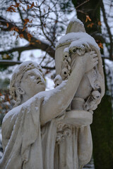 Statues on Lychakiv cemetery